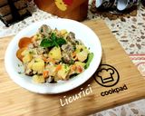 Pas rețetă Carne de curcan cu cartofi înnăbușiți în sos de iaurt 5 fotografie