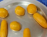A picture of step 2 of Gujarati Fafda.