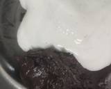 Coffee chocolate mousse with whipped cream recipe step 2 photo