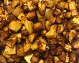 صورة لخطوة 1 من وصفة سلطة المقالي (باذنجان وبطاطا)🥗