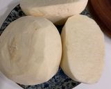 Hình bước làm 1 của món Bò Bía