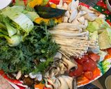 A picture of step 1 of Sukiyaki Hot Pot (with Sake).