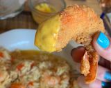 Foto del paso 5 de la receta: Arroz con camarones y langostinos rebozados