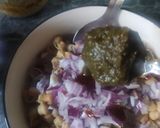 स्प्राउट्स छोले की चाट(sprouts chole ki chaat recipe in hindi) रेसिपी चरण 5 फोटो