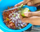 Foto langkah ke 2 dari resep Lawar teri dan jagung Bose khas Timor NTT.