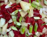 🥒🌶️Ázsiai zöldséges rizstészta 🐓 recept fázis 1 fotója