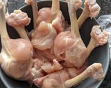 A picture of step 1 of Chicken lollipop.