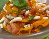 Foto del passaggio 4 della ricetta Insalata estiva col calamaro