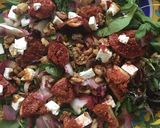A picture of step 7 of Fig and feta salad - vegetarian.