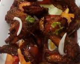 A picture of step 2 of Fried Wings.