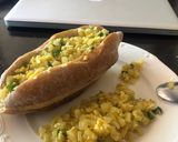 Foto del paso 2 de la receta: Baguette de huevo con papas a la sonorense