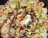 Foto langkah ke 2 dari resep Nasi goreng seafood bumbu ulek.