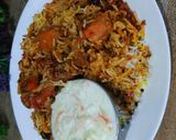 चिकन टिक्का बिर्याणी (Chicken Tikka Biryani Recipe In Marathi) रेसिपी स्टेप 9 फोटो 
