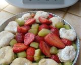 Une image de l'étape 3 de Cobbler fraises-rhubarbe,coco.