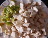 A picture of step 1 of Raw banana and Chana dal sabji.