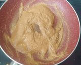 A picture of step 1 of Gujarat special sweet.