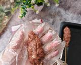 Foto langkah ke 3 dari resep Sate Buntel Daging Kambing dg Sambal Kecap Ala Diyos #568.