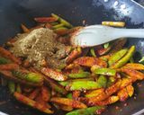 A picture of step 6 of Tendli/Ivy gourd pickle.