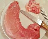 Foto del paso 1 de la receta Medallones de Solomillo de cerdo a la Pimienta verde