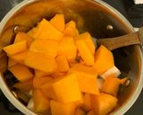 A picture of step 3 of Yam and pumpkin creamy soup (vegan).