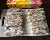 A picture of step 2 of California Farm Frikandel Sausages.