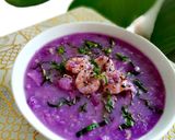 Hình bước làm 4 của món Canh khoai tím nấu tôm