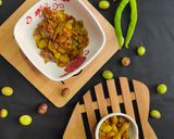 झटपट स्वादिष्ट करौंदा मिर्ची रेसिपी चरण 6 फोटो