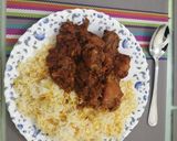 A picture of step 8 of Beef biriani.