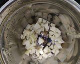 A picture of step 1 of Raw Mango Lassi.