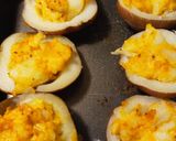 A picture of step 3 of Roasted Deviled Potato Salad.