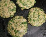 A picture of step 3 of Spinach Soya Tikki Chat.