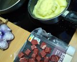 Foto del paso 1 de la receta Solomillo de Vaca a Daditos con Salsa de Queso y Parmentier