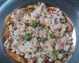 बेसन चीला सैंडविच (besan cheela sandwich recipe in Hindi) रेसिपी चरण 4 फोटो