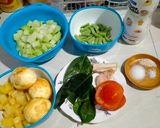 Foto langkah ke 2 dari resep Gulai Telur & Sayur.