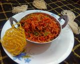 खान्देश स्पेशल कांदा कुरडई ची भाजी (kuradi bhaji recipe in marathi) रेसिपी स्टेप 5 फोटो 