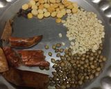 A picture of step 1 of Chow chow bhath.