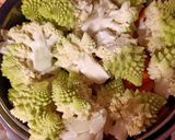 Une image de l'étape 2 de Darnes saumon et chou romanesco sauce légumes au Cook Expert.