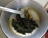 A picture of step 4 of Crispy Kothimbir Vadi.