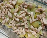 Foto del paso 7 de la receta: Brócoli con patata, pollo y bechamel al horno