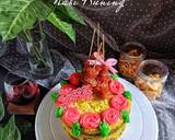 Cara Membuat Tart Tumpeng Nasi Kuning 8