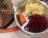 A picture of step 1 of Beetroot Tikki or Patties with Sesame Seeds.