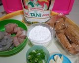 Foto langkah ke 1 dari resep Tahu Bakso Udang Ayam.