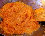 A picture of step 3 of Gajar Halwa with Honey.