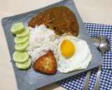 Foto langkah ke 7 dari resep 185. Chicken Curry Rice with Chicken Katsu.