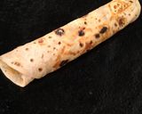 A picture of step 2 of Egg roll (for kids).
