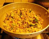 A picture of step 3 of Kodo millet uppuma.