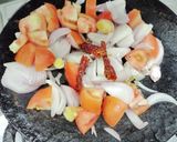 A picture of step 4 of Matki Misal pav.