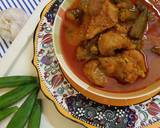Bhindi ghost recipe step 9 photo