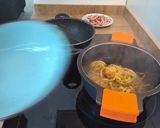 Foto del paso 4 de la receta: Pasta huancaína con ternera saltado peruana