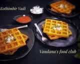 કોથંબીર વડી વફલ (Kothambir Vadi Waffle Recipe In Gujarati) રેસીપી સ્ટેપ4ફોટો